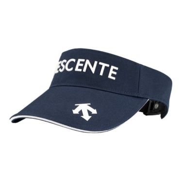 デサントゴルフ DESCENTE GOLF　メンズ PE ツイルロゴ サンバイザー DG5SCP52U NV00 ネイビー