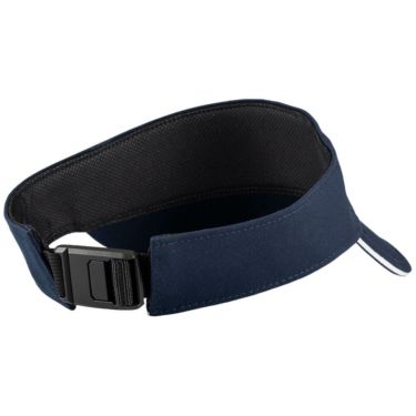 デサントゴルフ DESCENTE GOLF　メンズ PE ツイルロゴ サンバイザー DG5SCP52U NV00 ネイビー 詳細2