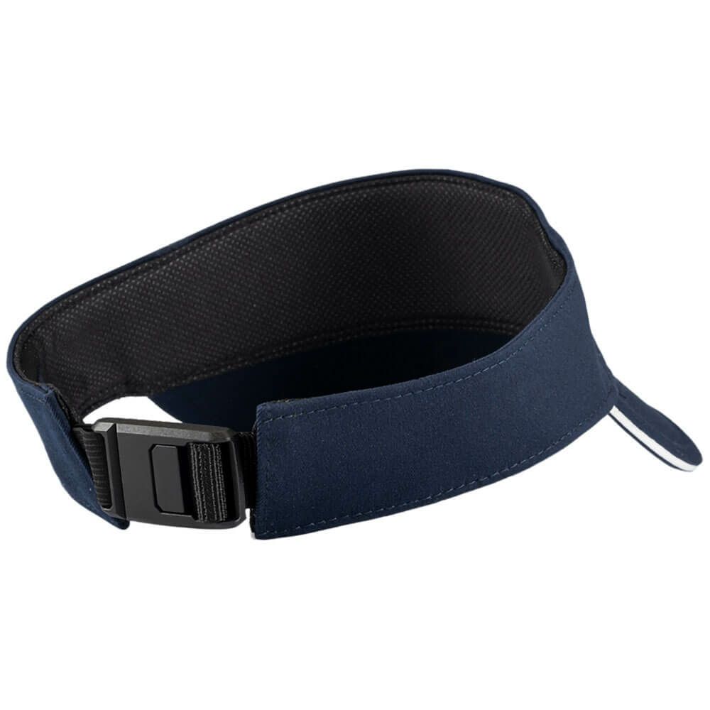 デサントゴルフ DESCENTE GOLF　メンズ PE ツイルロゴ サンバイザー DG5SCP52U NV00 ネイビー 詳細2