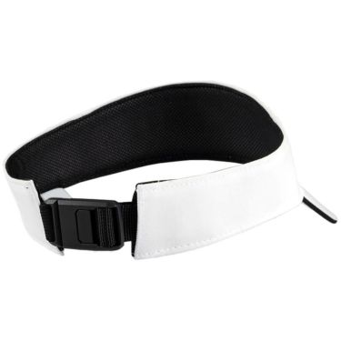 デサントゴルフ DESCENTE GOLF　メンズ PE ツイルロゴ サンバイザー DG5SCP52U WH00 ホワイト 詳細2