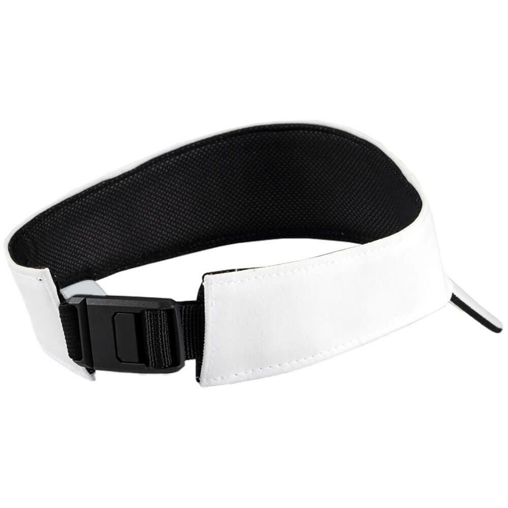 デサントゴルフ DESCENTE GOLF　メンズ PE ツイルロゴ サンバイザー DG5SCP52U WH00 ホワイト 詳細2