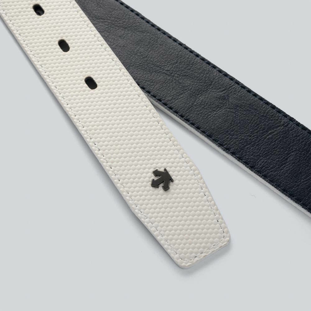 デサントゴルフ DESCENTE GOLF　メンズ W35 リバーシブル ベルト DG5SBL00M WHNV ホワイト×ネイビー 詳細3