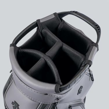 デサントゴルフ DESCENTE GOLF　メンズ WIMPLE デザイン キャディバッグ #TYPE 25 DG5SCB01M GY00 グレー 詳細9