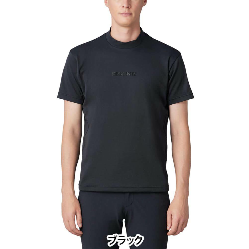 デサントゴルフ DESCENTE GOLF　メンズ ベア 鹿の子 半袖 モックネックシャツ DG5SHS06M　2025年モデル 詳細2