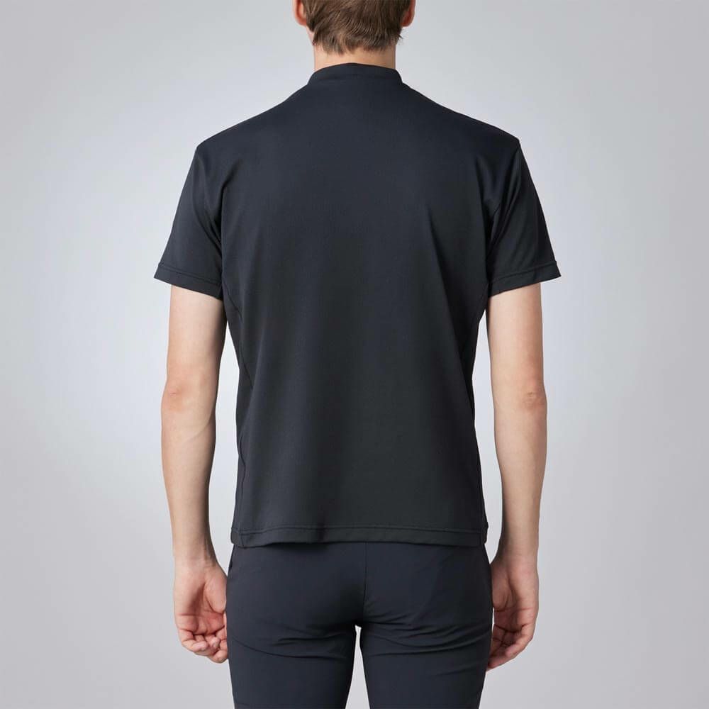 デサントゴルフ DESCENTE GOLF　メンズ ベア 鹿の子 半袖 モックネックシャツ DG5SHS06M　2025年モデル 詳細3