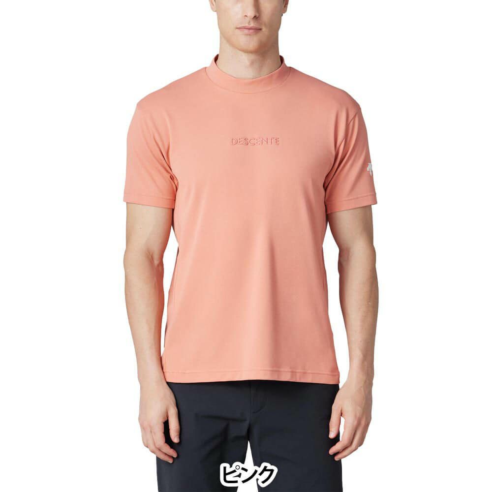 デサントゴルフ DESCENTE GOLF　メンズ ベア 鹿の子 半袖 モックネックシャツ DG5SHS06M　2025年モデル 詳細4