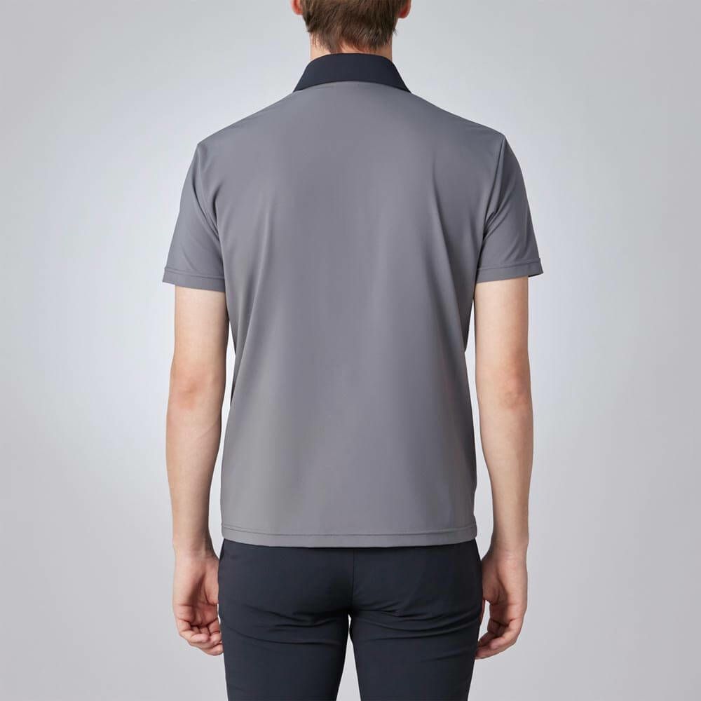 デサントゴルフ DESCENTE GOLF　メンズ 半袖 ハーフジップシャツ DG5SHS05M　2025年モデル 詳細5