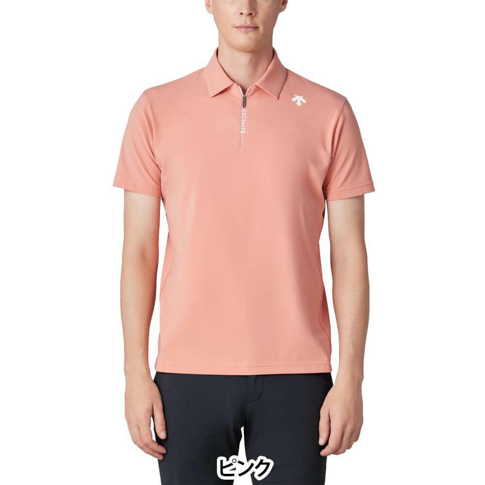 デサントゴルフ DESCENTE GOLF　メンズ 半袖 ハーフジップシャツ DG5SHS05M　2025年モデル 詳細6