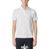 デサントゴルフ DESCENTE GOLF　メンズ アーガイルプリント 半袖 ポロシャツ DG5SHS15M　2025年モデル 詳細6
