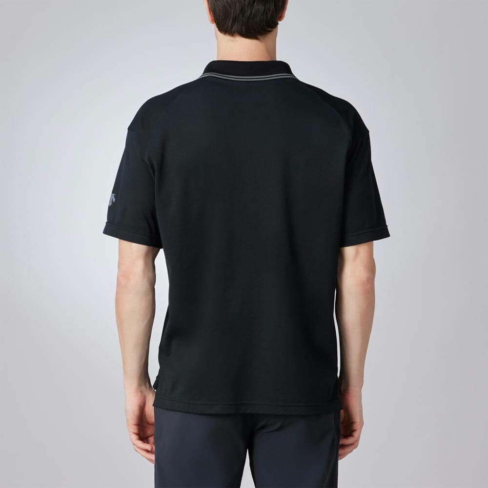 デサントゴルフ DESCENTE GOLF　メンズ 鹿の子 半袖 スキッパーネック シャツ DG5SHS08M　2025年モデル 詳細3