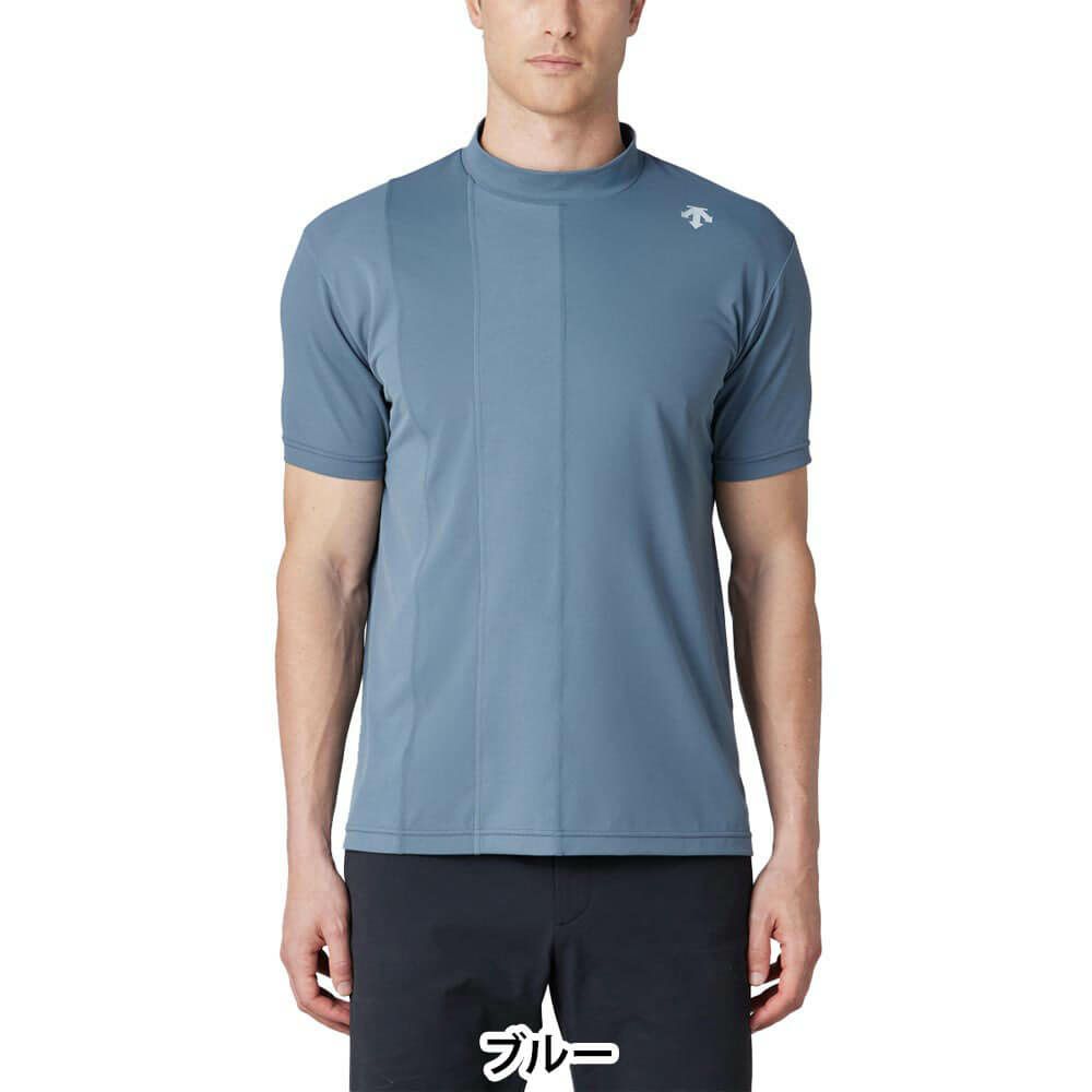 デサントゴルフ DESCENTE GOLF　メンズ ベア スムース 半袖 モックネックシャツ DG5SHS18M　2025年モデル 詳細4