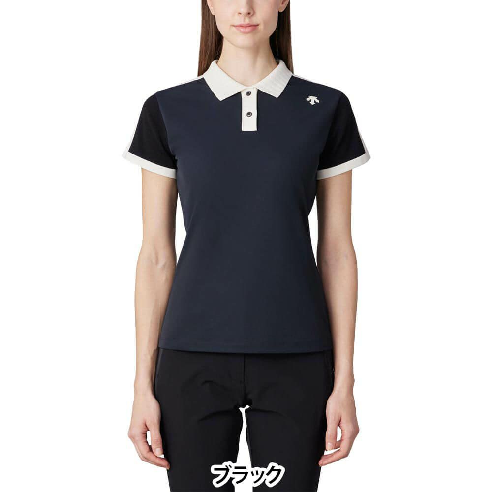 デサントゴルフ DESCENTE GOLF　レディース ハイブリッド 半袖 ポロシャツ DG5SHS10L　2025年モデル 詳細2