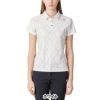 デサントゴルフ DESCENTE GOLF　レディース アーガイル プリント 半袖 ポロシャツ DG5SHS09L　2025年モデル 詳細4