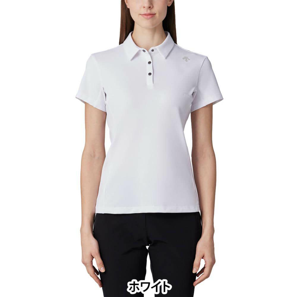 デサントゴルフ DESCENTE GOLF　レディース ベア 鹿の子 半袖 ポロシャツ DG5SHS02L　2025年モデル 詳細4