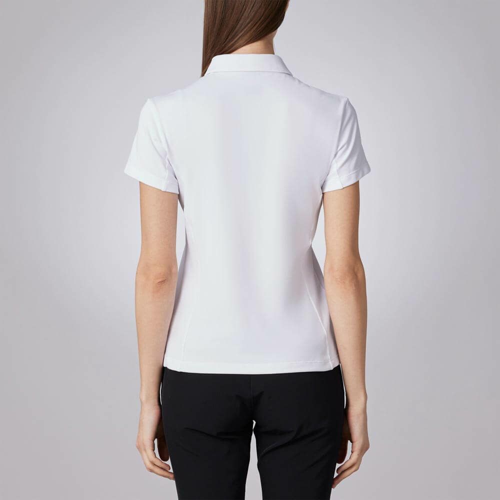 デサントゴルフ DESCENTE GOLF　レディース ベア 鹿の子 半袖 ポロシャツ DG5SHS02L　2025年モデル 詳細5