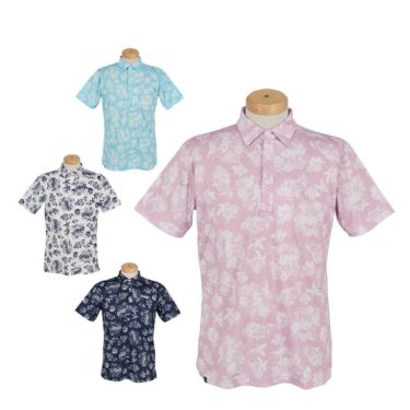 フィラ FILA　メンズ フラッグ柄 ロゴ刺繍 半袖 ポロシャツ 744-672Y　2024年モデル