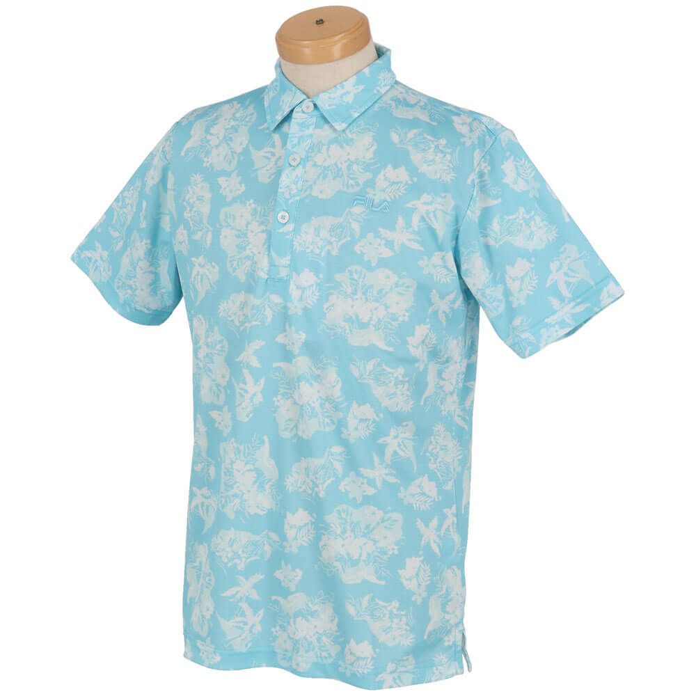 フィラ FILA　メンズ フラッグ柄 ロゴ刺繍 半袖 ポロシャツ 744-672Y　2024年モデル 詳細4