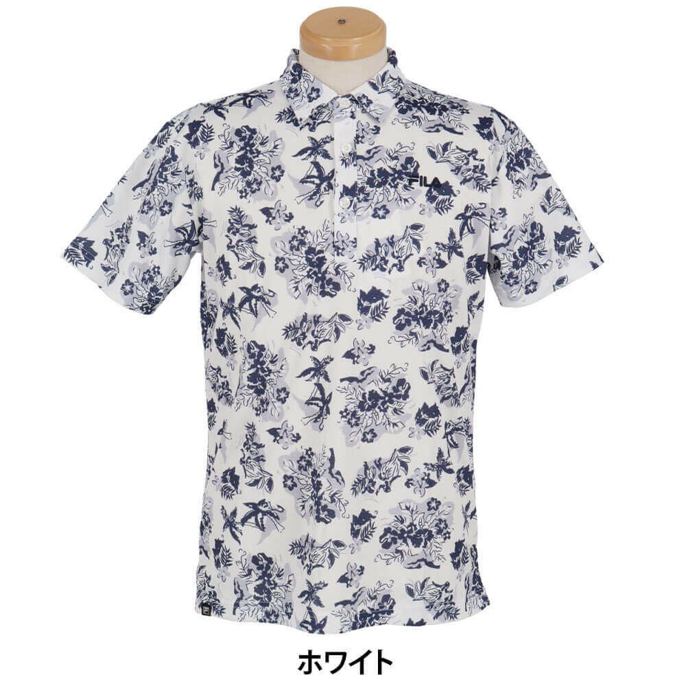 フィラ FILA　メンズ フラッグ柄 ロゴ刺繍 半袖 ポロシャツ 744-672Y　2024年モデル 詳細11