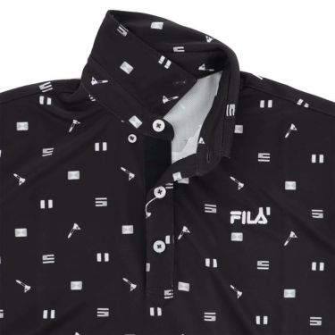 フィラ FILA　メンズ フラワー柄 ロゴ刺繍 半袖 ポロシャツ 744-671Y　2024年モデル 詳細5