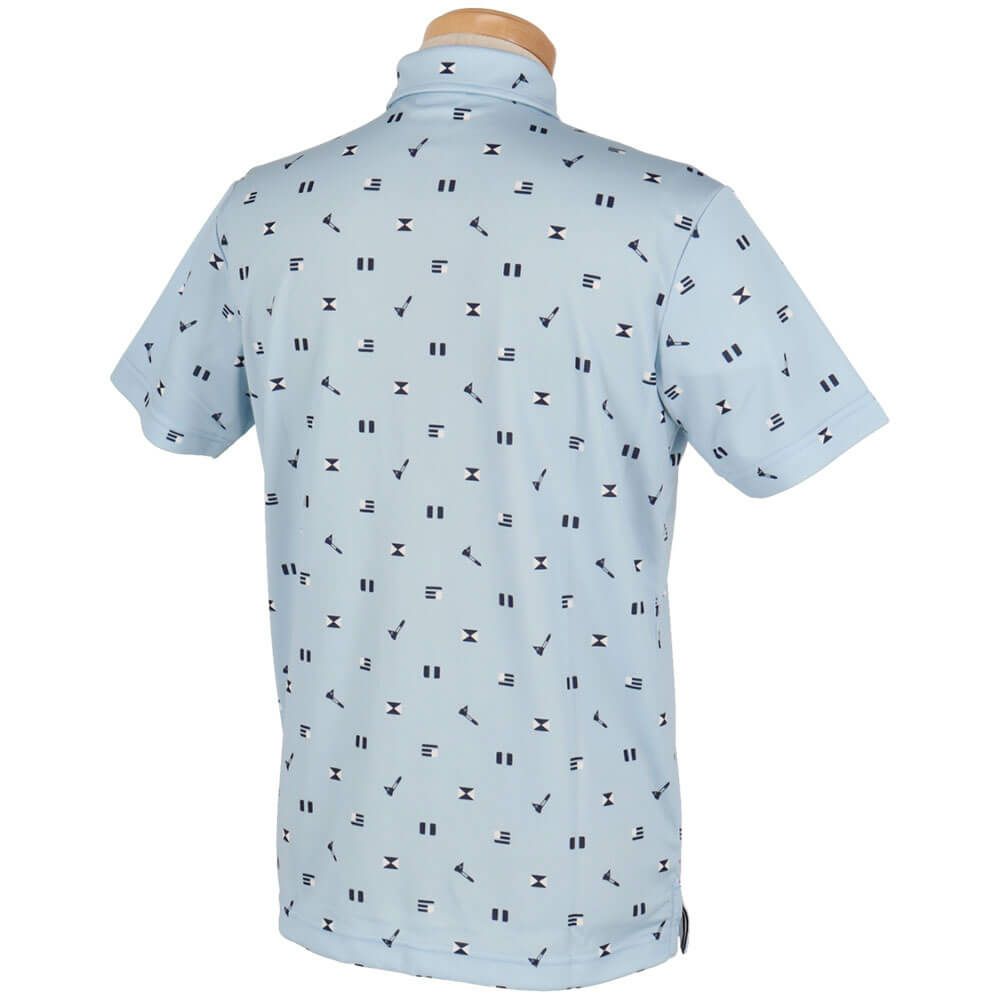 フィラ FILA　メンズ フラワー柄 ロゴ刺繍 半袖 ポロシャツ 744-671Y　2024年モデル 詳細7