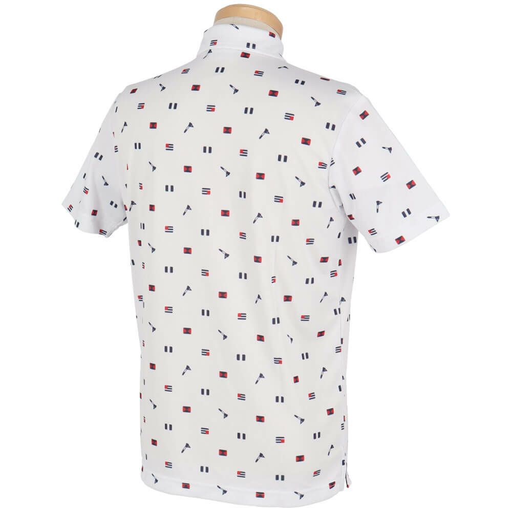 フィラ FILA　メンズ フラワー柄 ロゴ刺繍 半袖 ポロシャツ 744-671Y　2024年モデル 詳細11