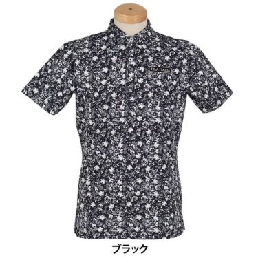 フィラ FILA　メンズ フラワー柄 ロゴ刺繍 半袖 ポロシャツ 744-676Y　2024年モデル 詳細2