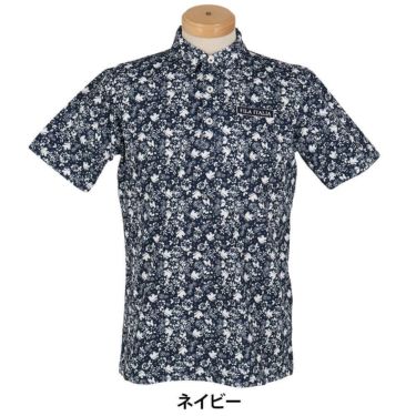 フィラ FILA　メンズ フラワー柄 ロゴ刺繍 半袖 ポロシャツ 744-676Y　2024年モデル 詳細8