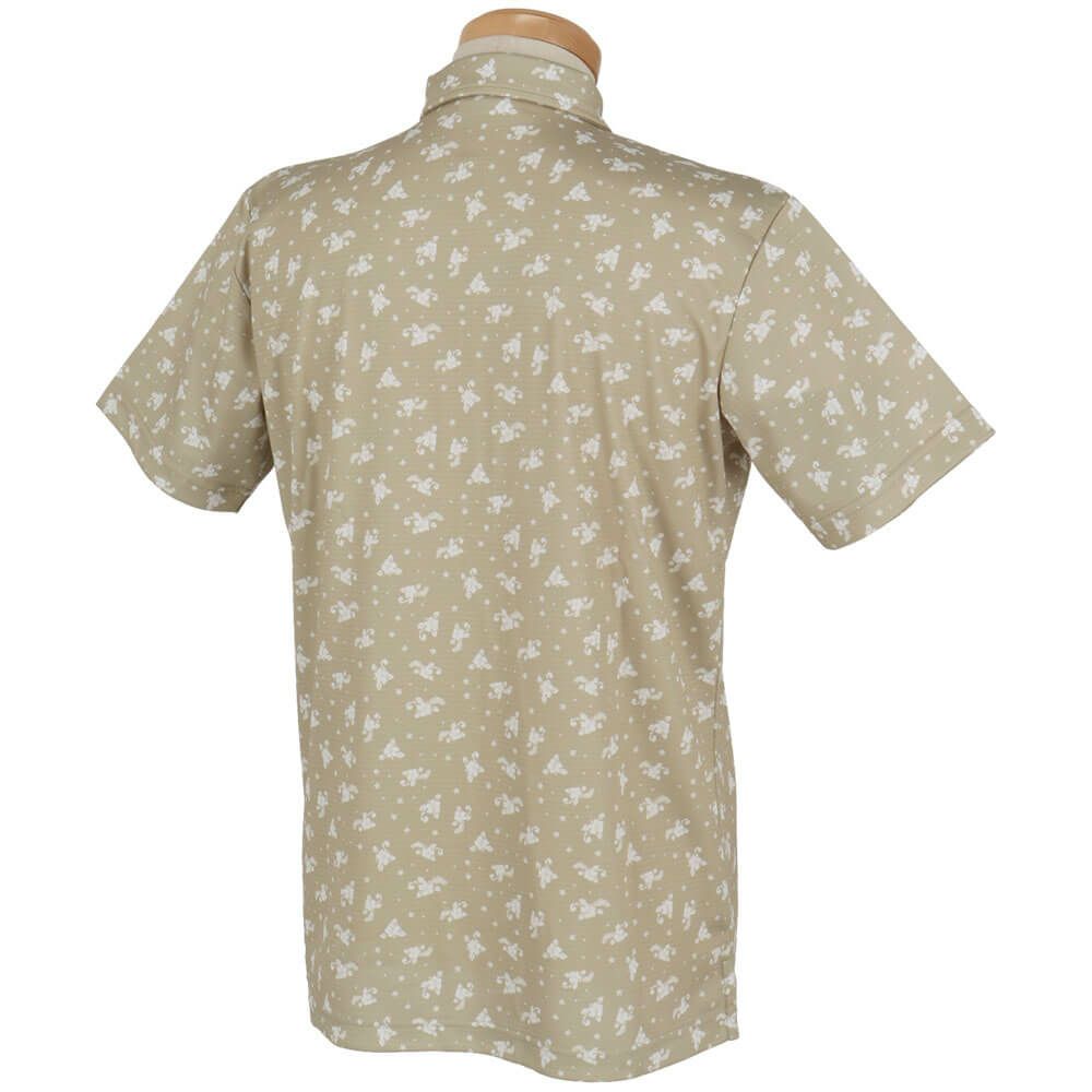 フィラ FILA　メンズ 総柄プリント ストレッチ 半袖 ポロシャツ 744-674Y　2024年モデル 詳細3