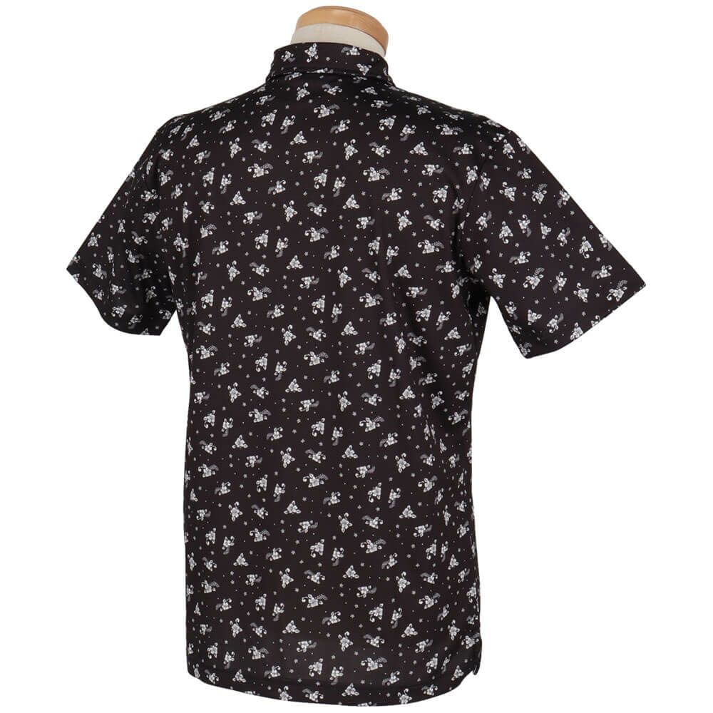 フィラ FILA　メンズ 総柄プリント ストレッチ 半袖 ポロシャツ 744-674Y　2024年モデル 詳細6