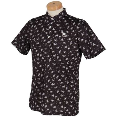 フィラ FILA　メンズ 総柄プリント ストレッチ 半袖 ポロシャツ 744-674Y　2024年モデル 詳細7