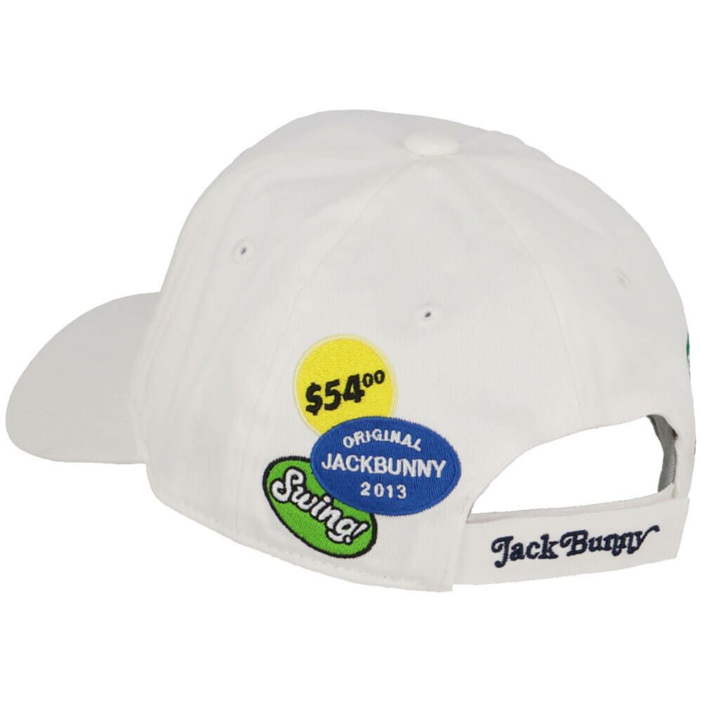 ジャックバニー Jack Bunny!!　ツイル キャップ 262-5187301 030 ホワイト　2025年モデル 詳細2
