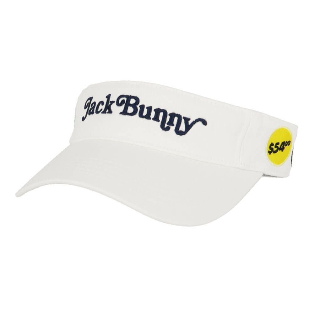 ジャックバニー Jack Bunny!!　ツイル バイザー 262-5187302 030 ホワイト　2025年モデル