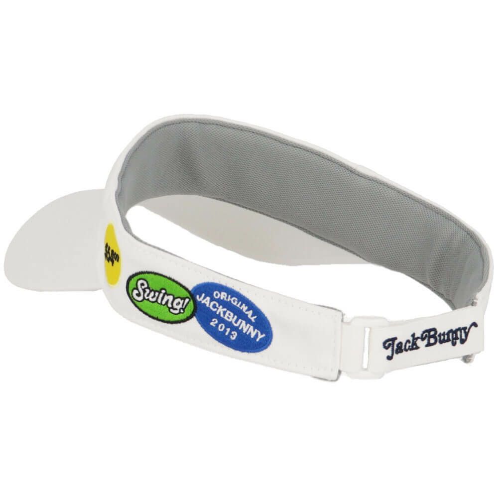 ジャックバニー Jack Bunny!!　ツイル バイザー 262-5187302 030 ホワイト　2025年モデル 詳細2