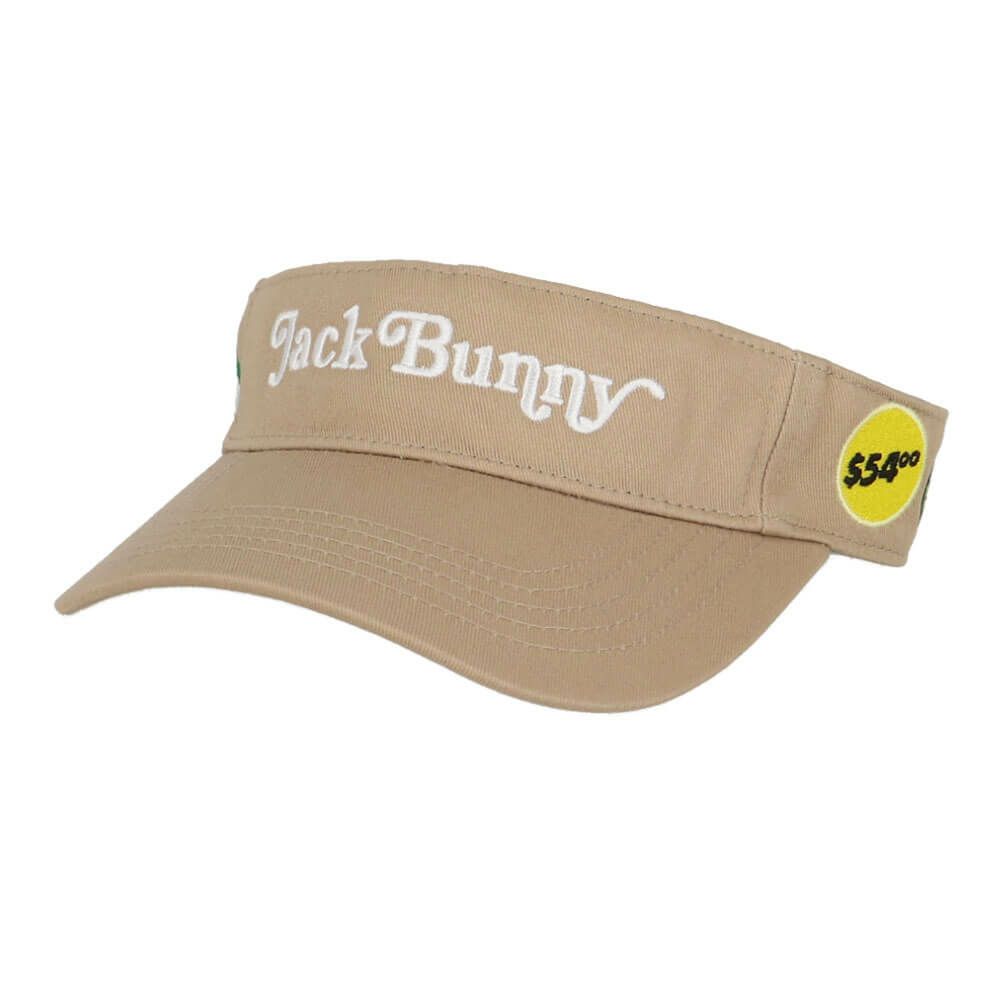 ジャックバニー Jack Bunny!!　ツイル バイザー 262-5187302 040 ベージュ　2025年モデル