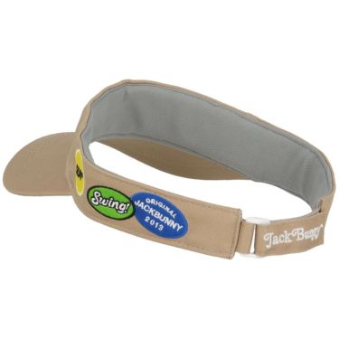 ジャックバニー Jack Bunny!!　ツイル バイザー 262-5187302 040 ベージュ　2025年モデル 詳細2