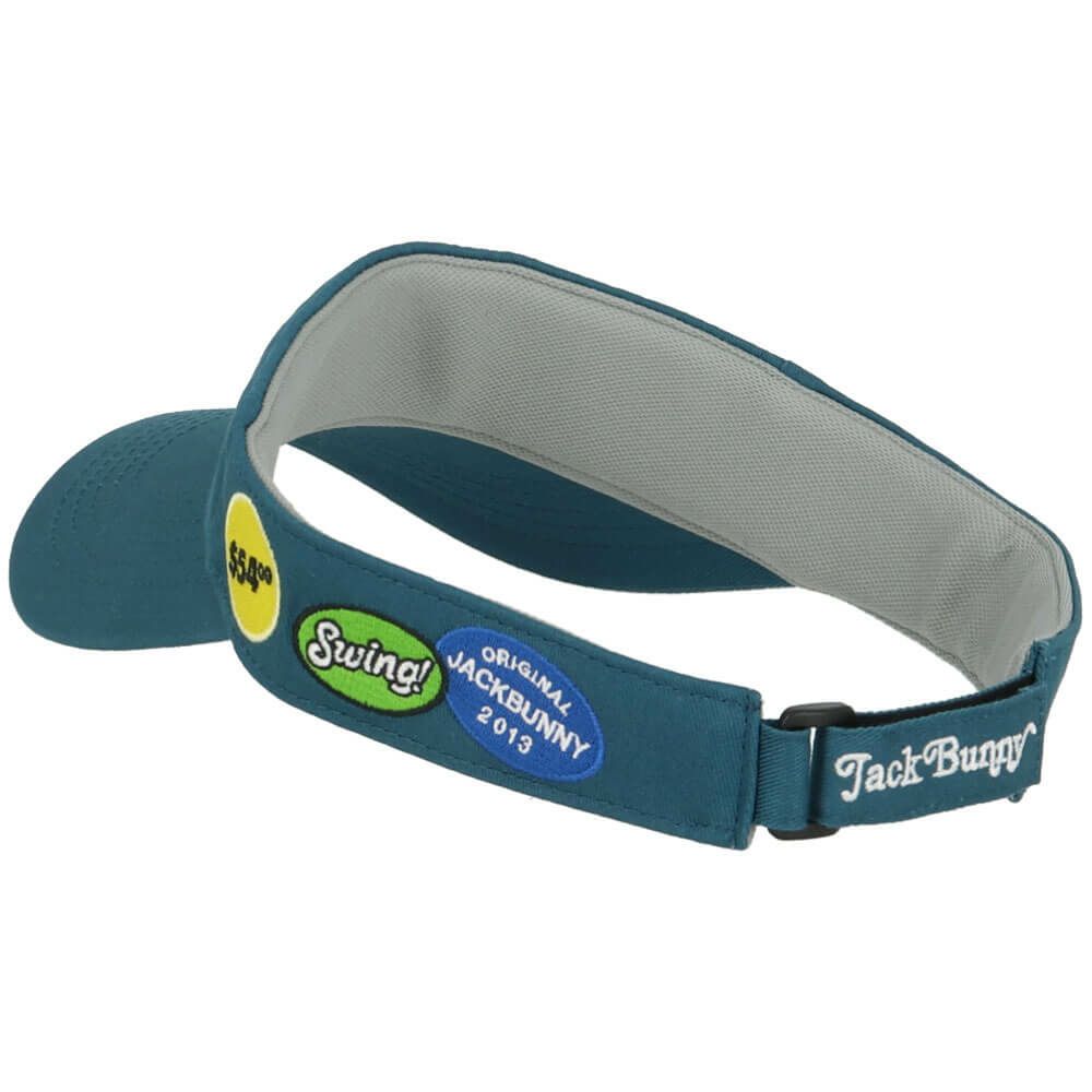 ジャックバニー Jack Bunny!!　ツイル バイザー 262-5187302 140 グリーン　2025年モデル 詳細2