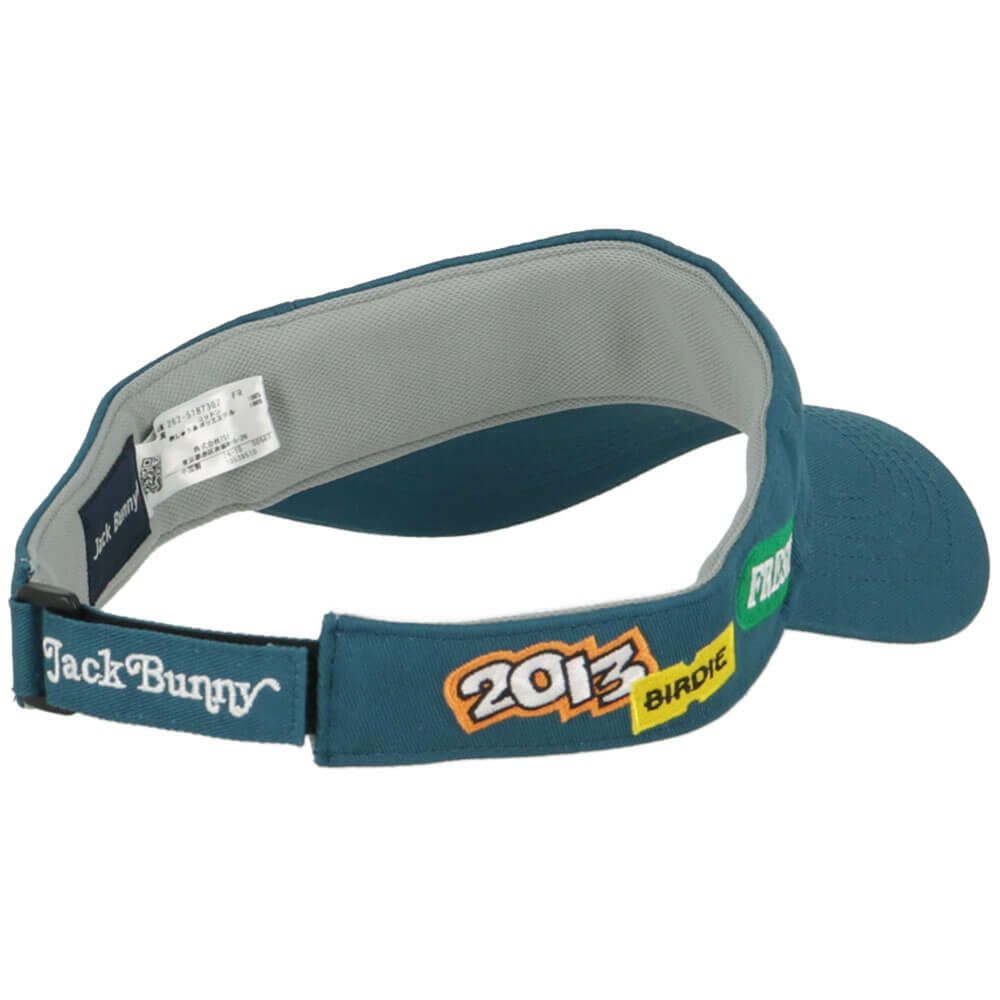 ジャックバニー Jack Bunny!!　ツイル バイザー 262-5187302 140 グリーン　2025年モデル 詳細3