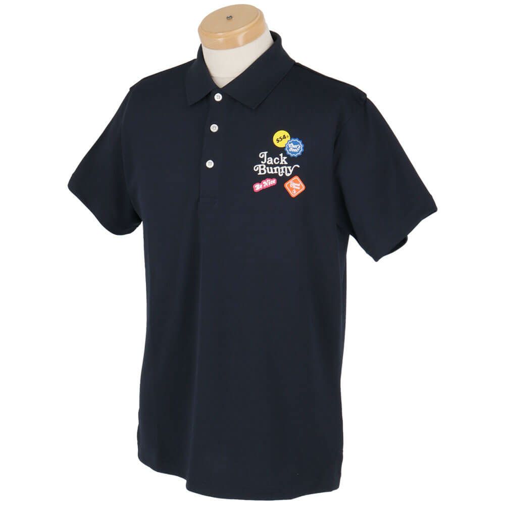 ジャックバニー Jack Bunny!!　メンズ ロゴデザイン フルダルメッシュ 半袖 ポロシャツ 262-5160301　2025年モデル 詳細7
