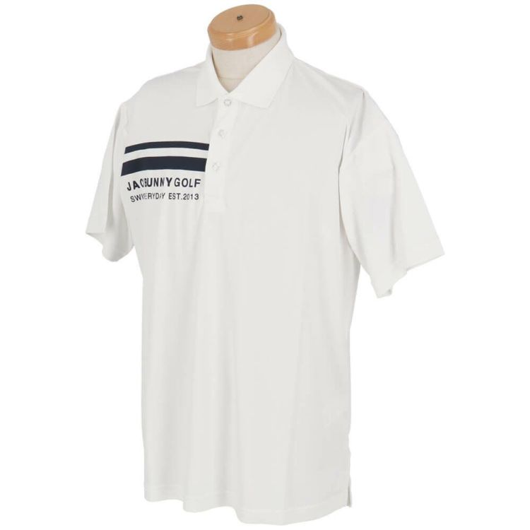 5サイズL ジャックバニー ポロシャツ ホワイト メンズ 新品 ゴルフ Jack Bunny!!（ジャックバニー） 【PREMIUM SALE 30%OFF】Jack Bunny