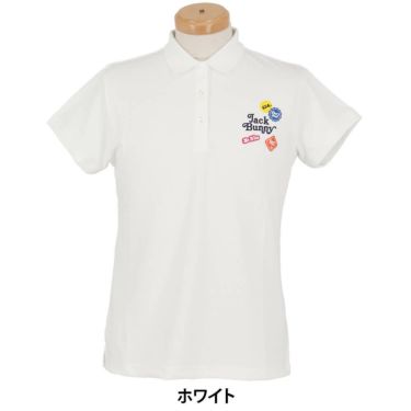 ジャックバニー Jack Bunny!!　レディース フルダルメッシュ 半袖 ポロシャツ 263-5160302　2025年モデル 詳細2