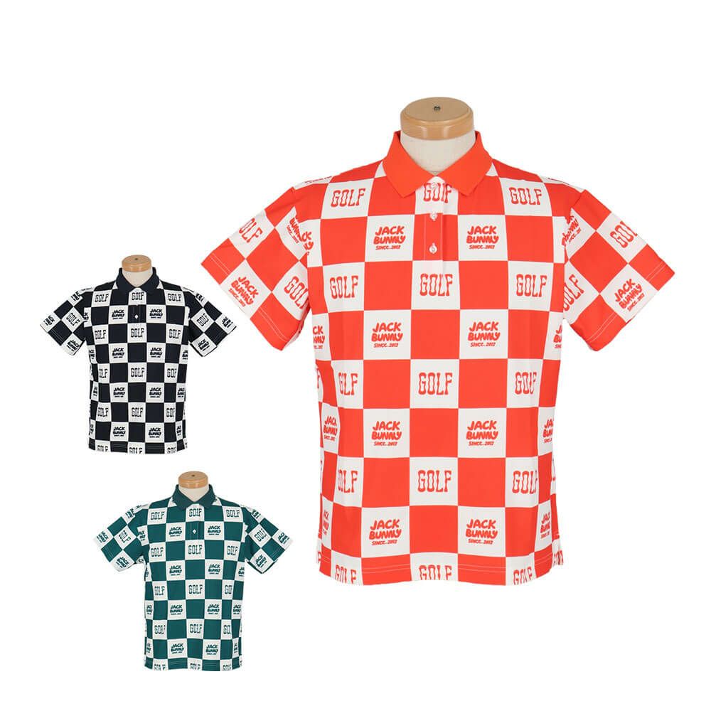 ジャックバニー Jack Bunny!!　レディース フルダルメッシュ 半袖 ポロシャツ 263-5160314　2025年モデル