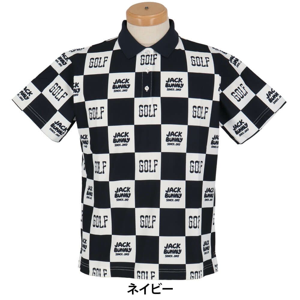 ジャックバニー Jack Bunny!!　レディース フルダルメッシュ 半袖 ポロシャツ 263-5160314　2025年モデル 詳細2