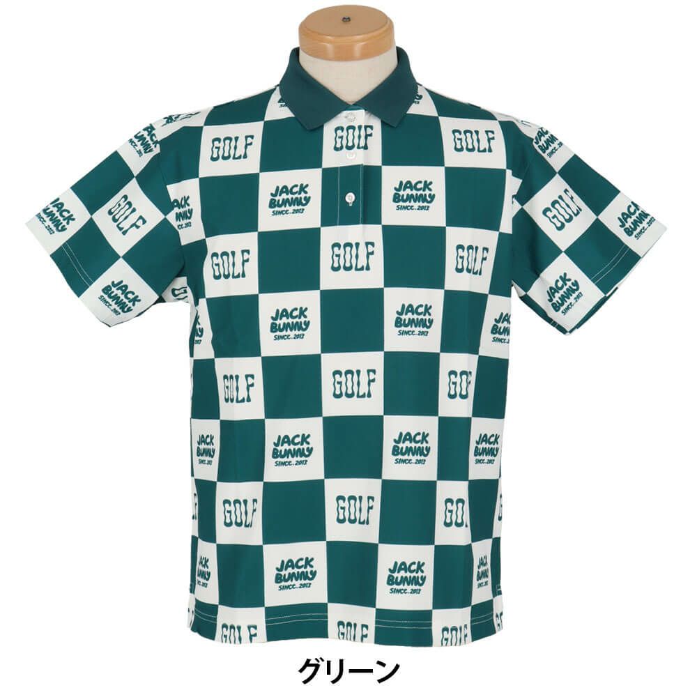 ジャックバニー Jack Bunny!!　レディース フルダルメッシュ 半袖 ポロシャツ 263-5160314　2025年モデル 詳細5