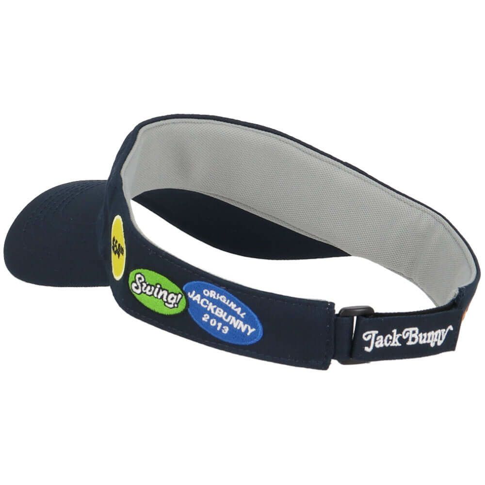 ジャックバニー Jack Bunny!!　ツイル バイザー 262-5187302 120 ネイビー 詳細2