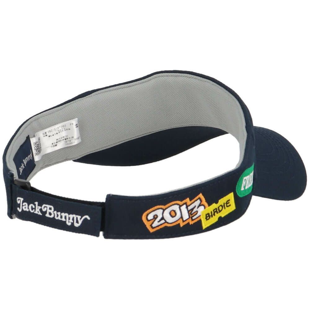 ジャックバニー Jack Bunny!!　ツイル バイザー 262-5187302 120 ネイビー 詳細3