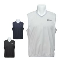 タイトリスト Titleist　メンズ Vネック レインウェア ベスト TMPMR981J　2025年モデル