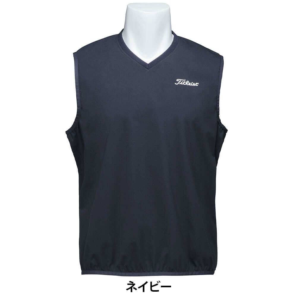 タイトリスト Titleist　メンズ Vネック レインウェア ベスト TMPMR981J　2025年モデル 詳細3