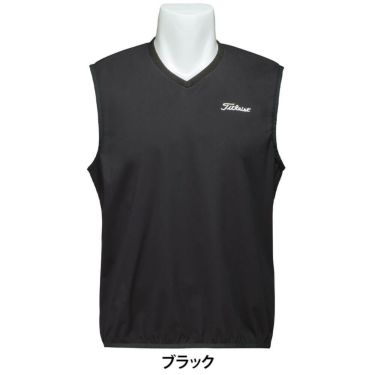 タイトリスト Titleist　メンズ Vネック レインウェア ベスト TMPMR981J　2025年モデル 詳細4