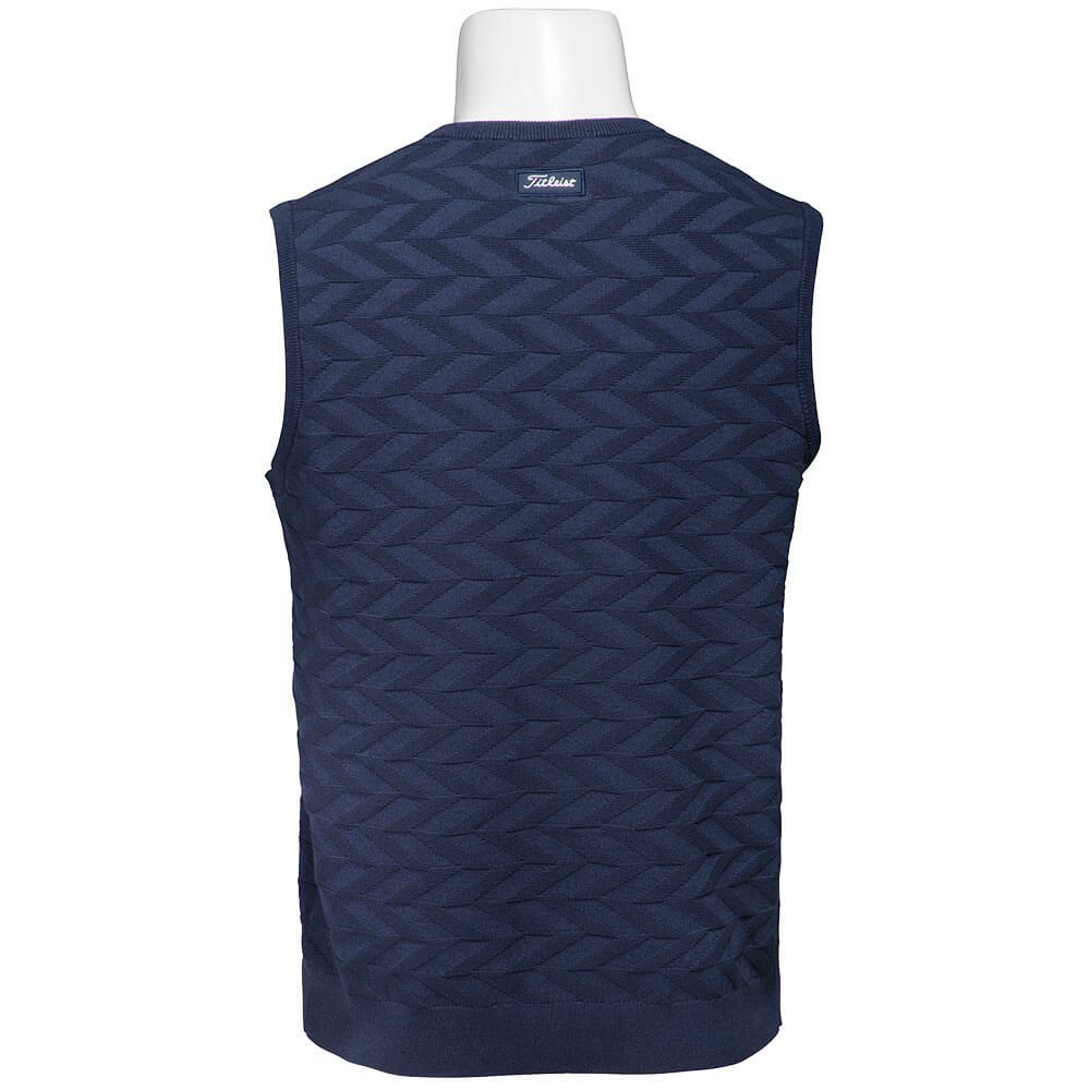 タイトリスト Titleist　メンズ Vネック ベスト TMPMK132J　2025年モデル 詳細4