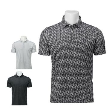 タイトリスト Titleist　メンズ バイヤス ヘリンボーン ジャカード 半袖 ポロシャツ TMPMS103J　2025年モデル